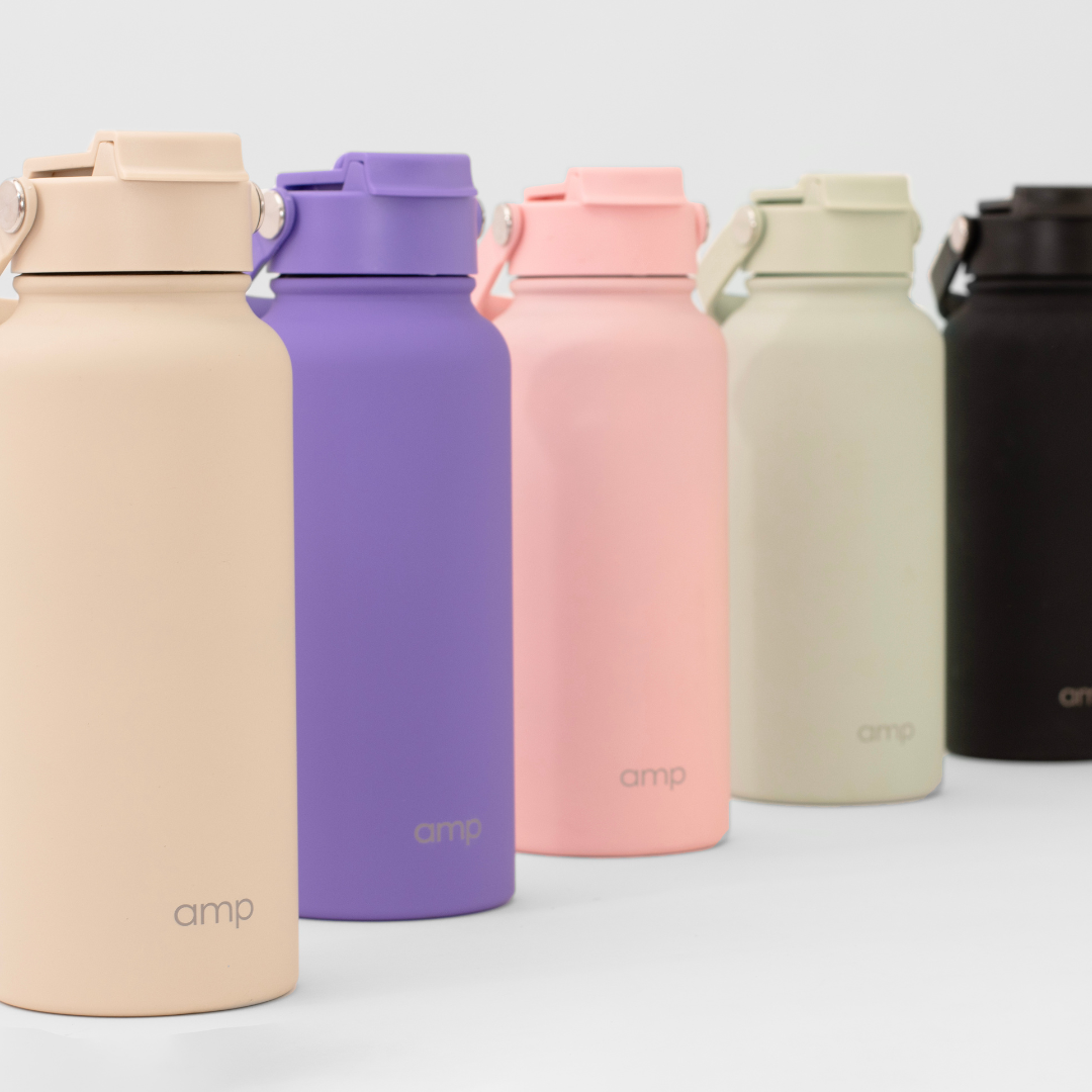Amp Water Bottle Black