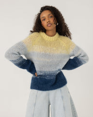 Perkūnas: Twilight Gold Mohair & Silk Sweater
