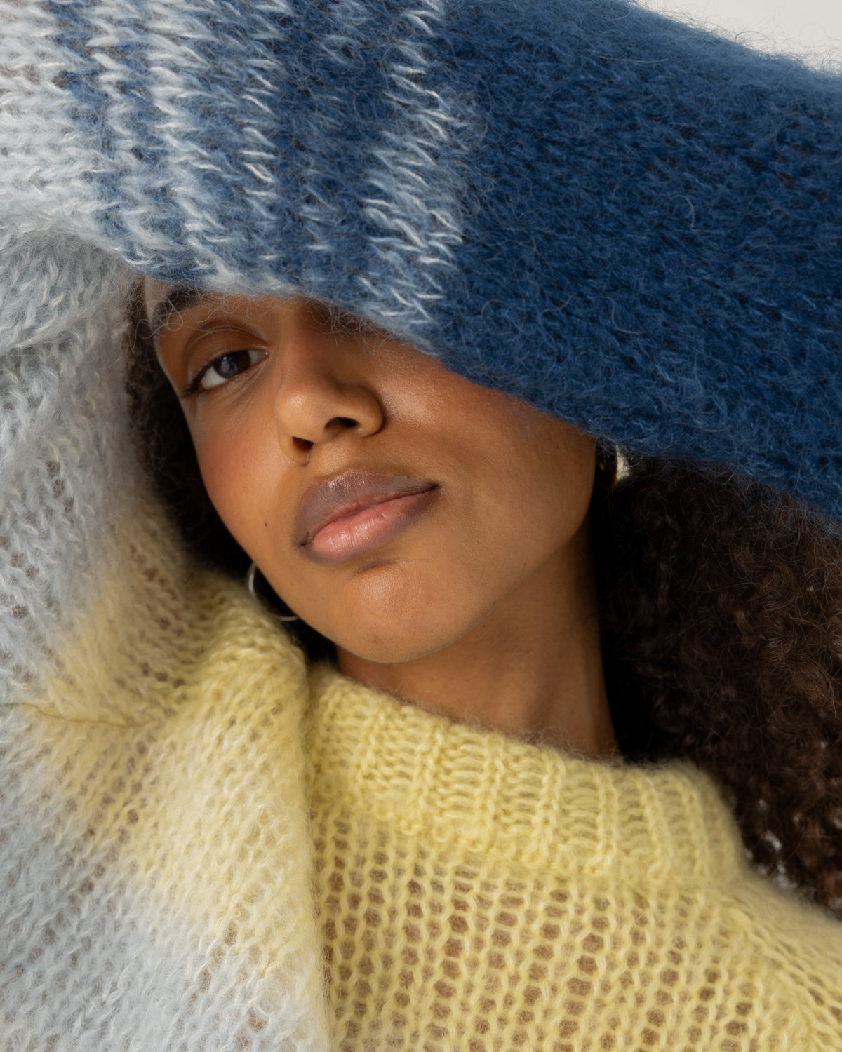 Perkūnas: Twilight Gold Mohair & Silk Sweater