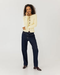 Tyla: Butter Yellow Cotton Top