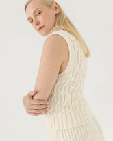 Mūša: Sea Salt Merino Wool Vest