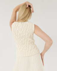 Mūša: Sea Salt Merino Wool Vest