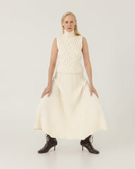 Mūša: Sea Salt Merino Wool Vest