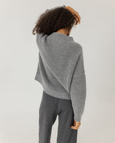 Laumės: Fog Grey Merino Wool Sweater