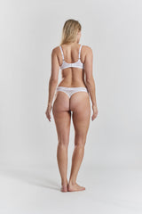 Anthelia Recycled-Tulle Soft Bralette - Glacier White