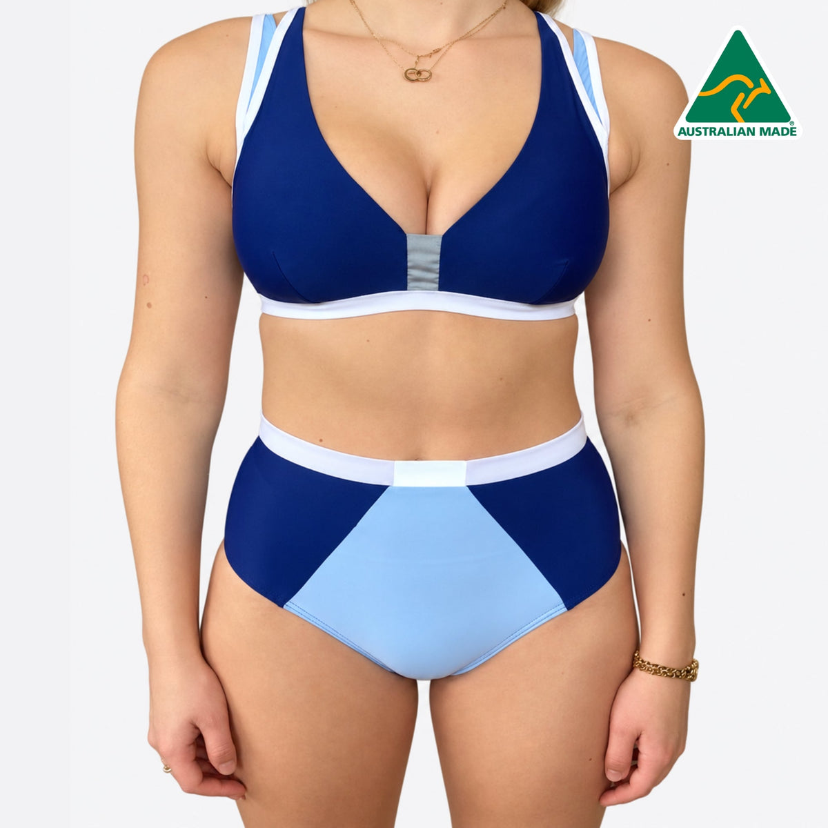 Arafura Bikini Top Ocean Mist