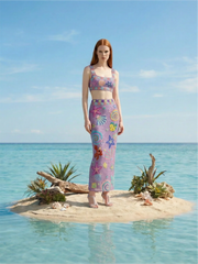 Disney | Oceanus Andrina Shell Purple Co-Ord Top Only
