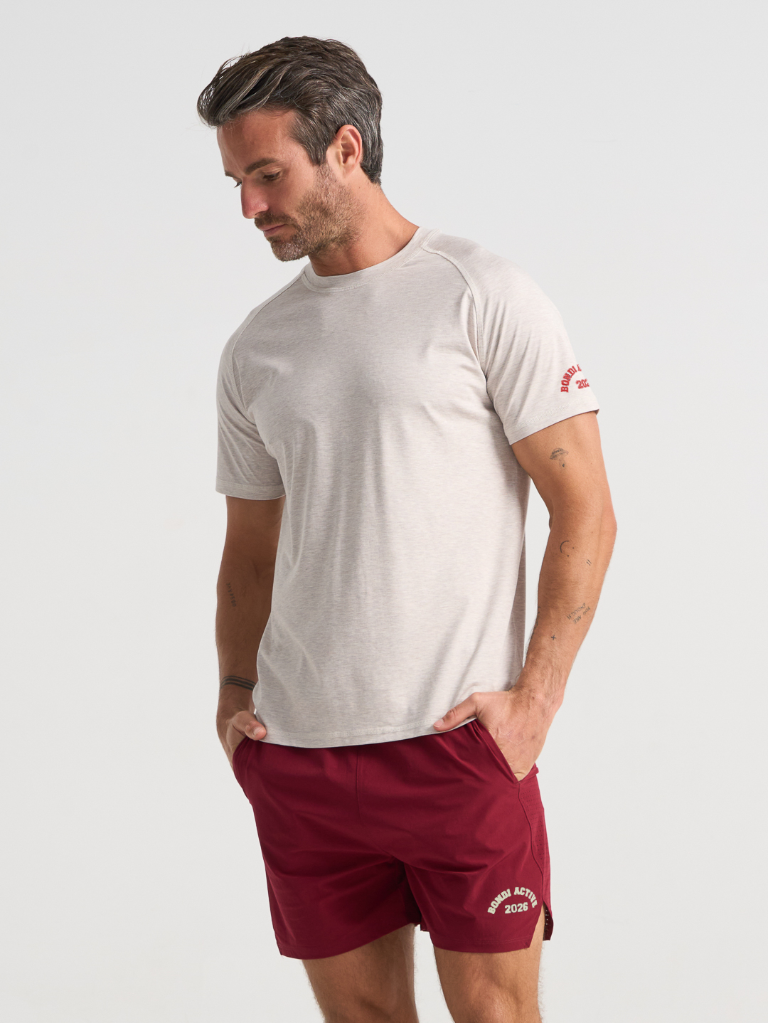 Forma Tech Tee - Oat Marle