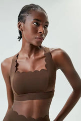 Scallop Cross Back Matching Set