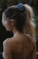 Zero Waste Mare Scrunchie Blue