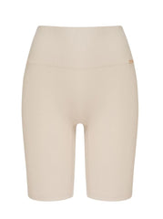Balma Ribbed Biker Shorts Cream