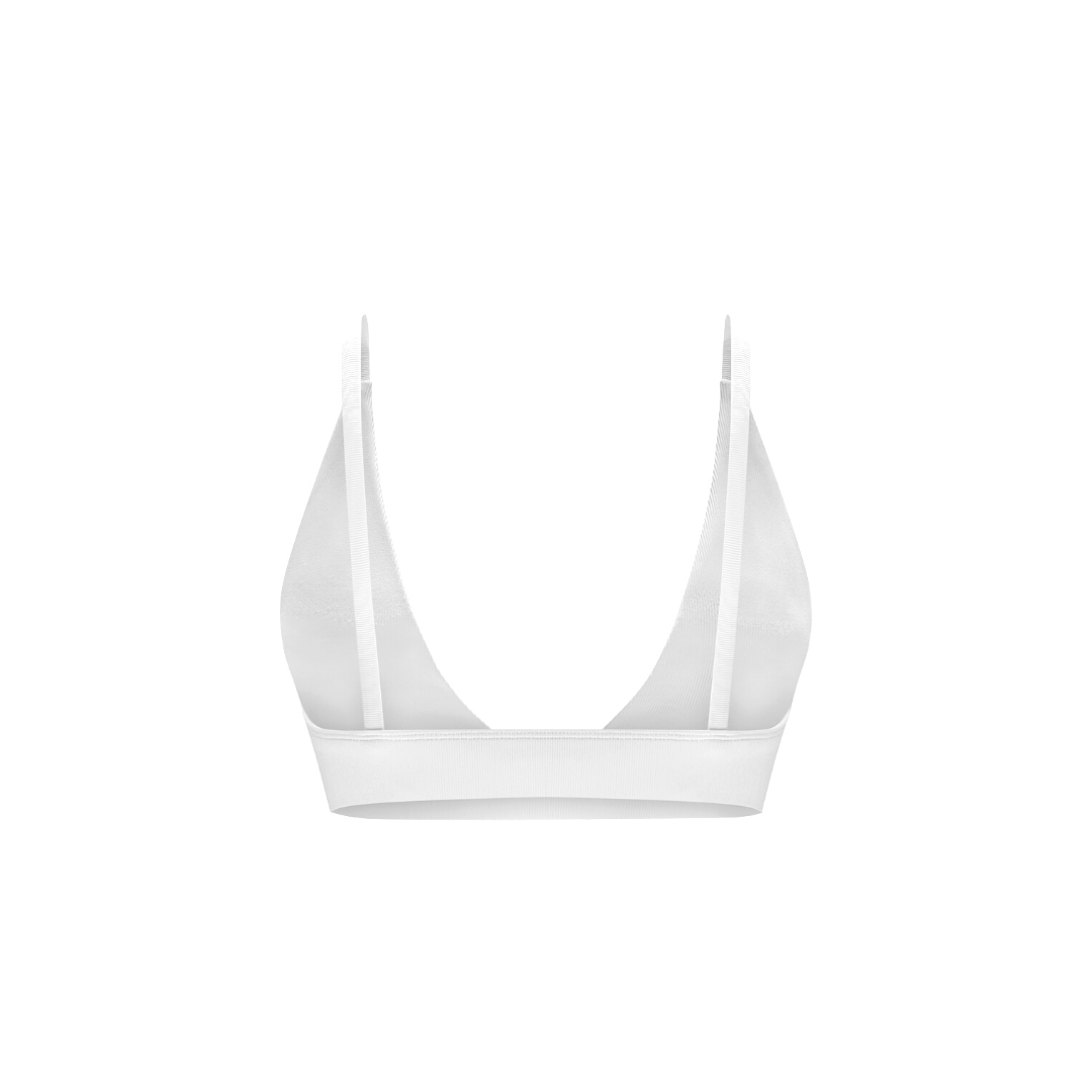 Triangle Bra in White