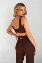 Classic v Bra in Chocolate (SAMPLE SALE)