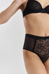 Betula Recycled-Tulle Underwired Balconette Bra - Volcanic Black