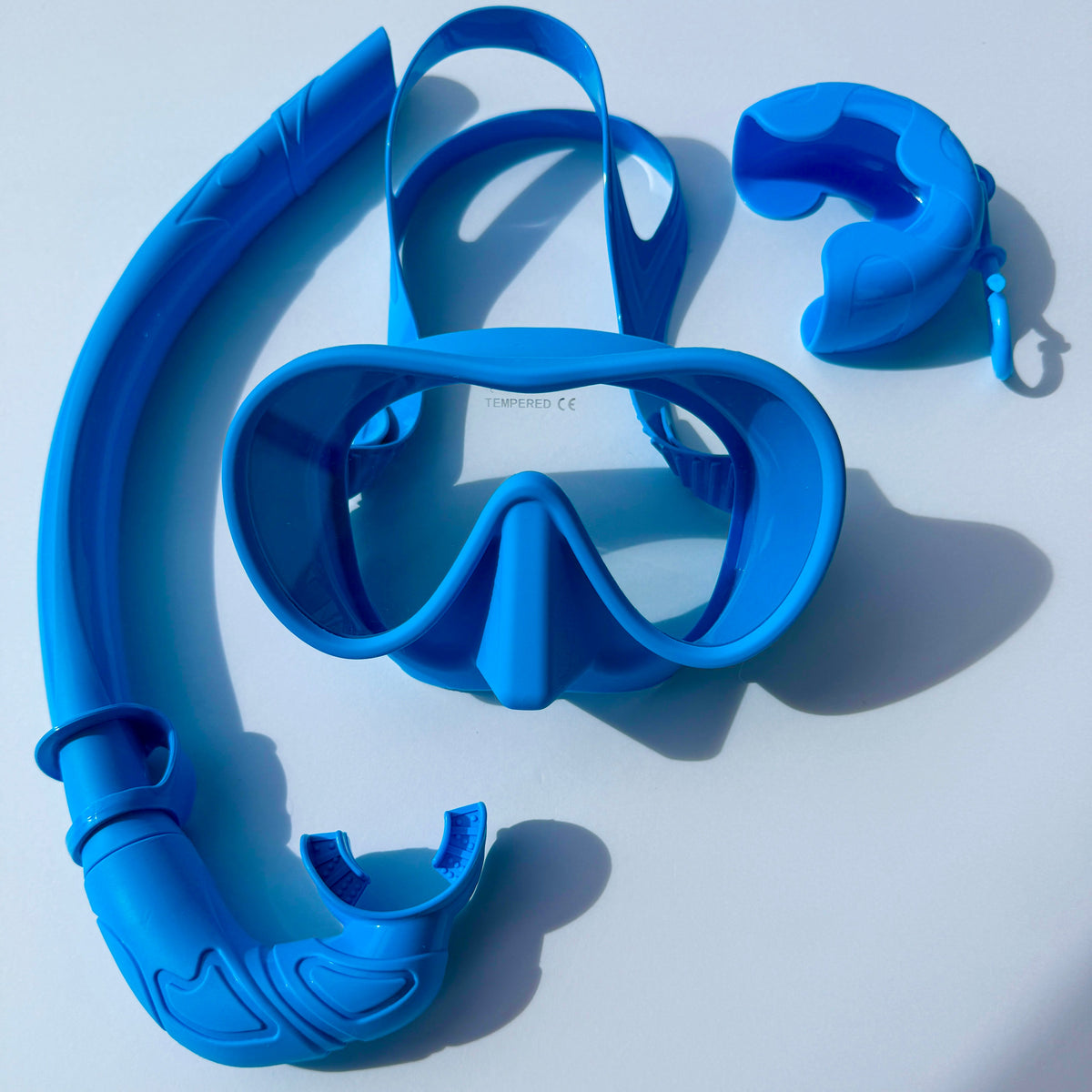 Soft Silicone Mask & Compact Snorkel Set