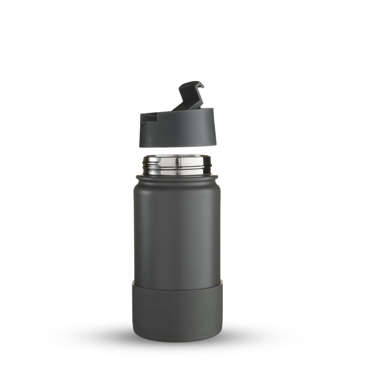 400ml Stainless Steel Thermal Mug With 2 Leakproof Caps | Expresso Grey | BOTL