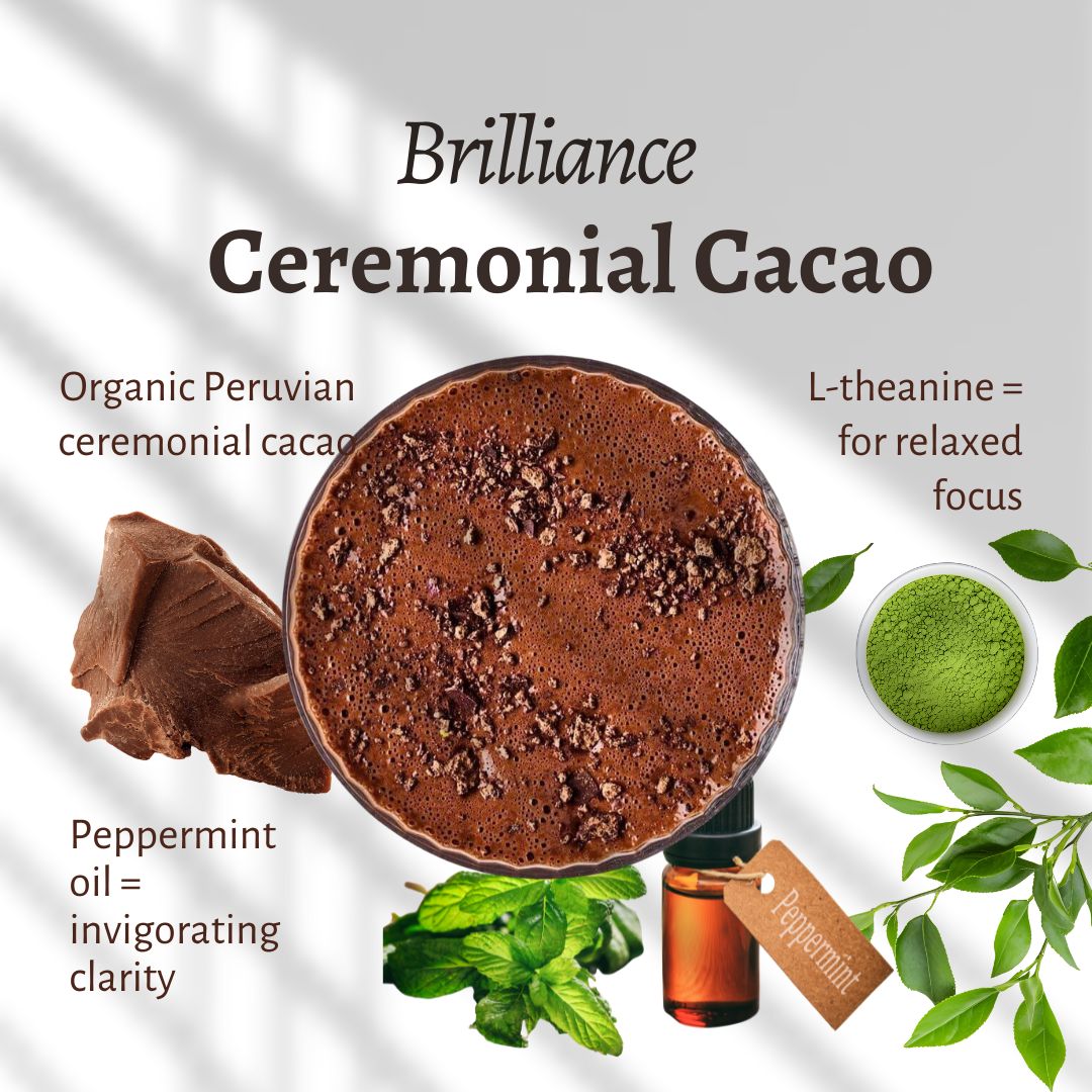 Brilliance Ceremonial Cacao Elixir (For Deep Focus)