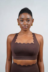 Scallop Cross Back Matching Set