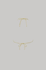 Cara Triangle Bikini Top in Goddess