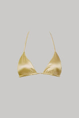 Cara Triangle Bikini Top in Goddess