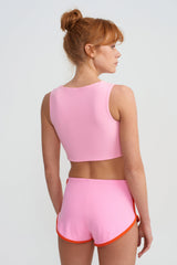 CUT OUT BRA TOP - CANDY PINK - LTD EDITION