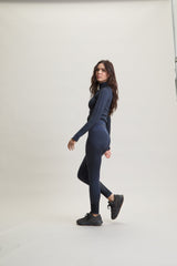 Contour Sculpt Zip Through Top