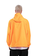 Rain Hoodie - Neon Orange