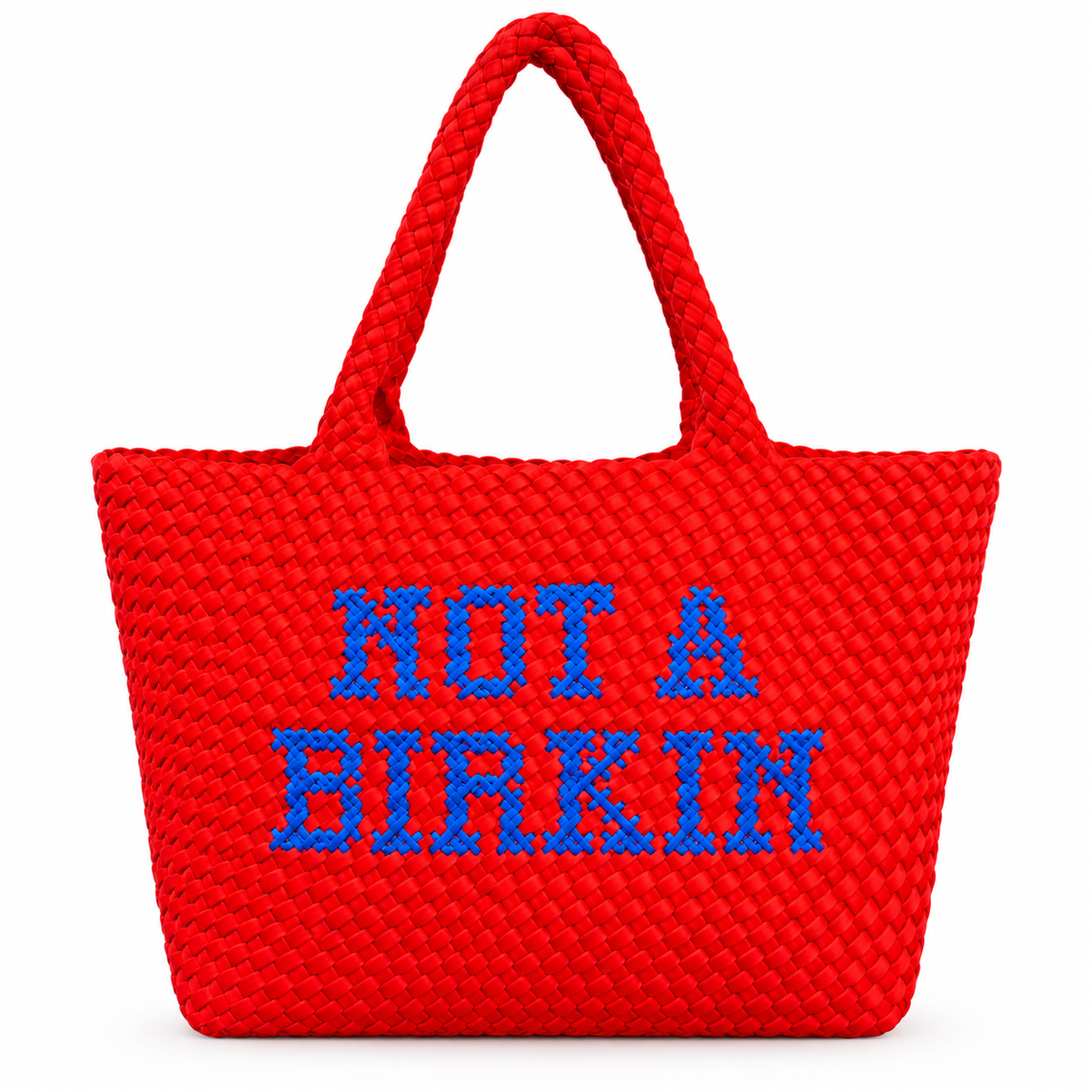 Not a Birkin Red Handbag