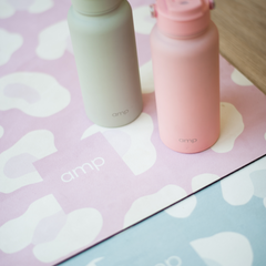 Children's Yoga Mat Leopard Pink