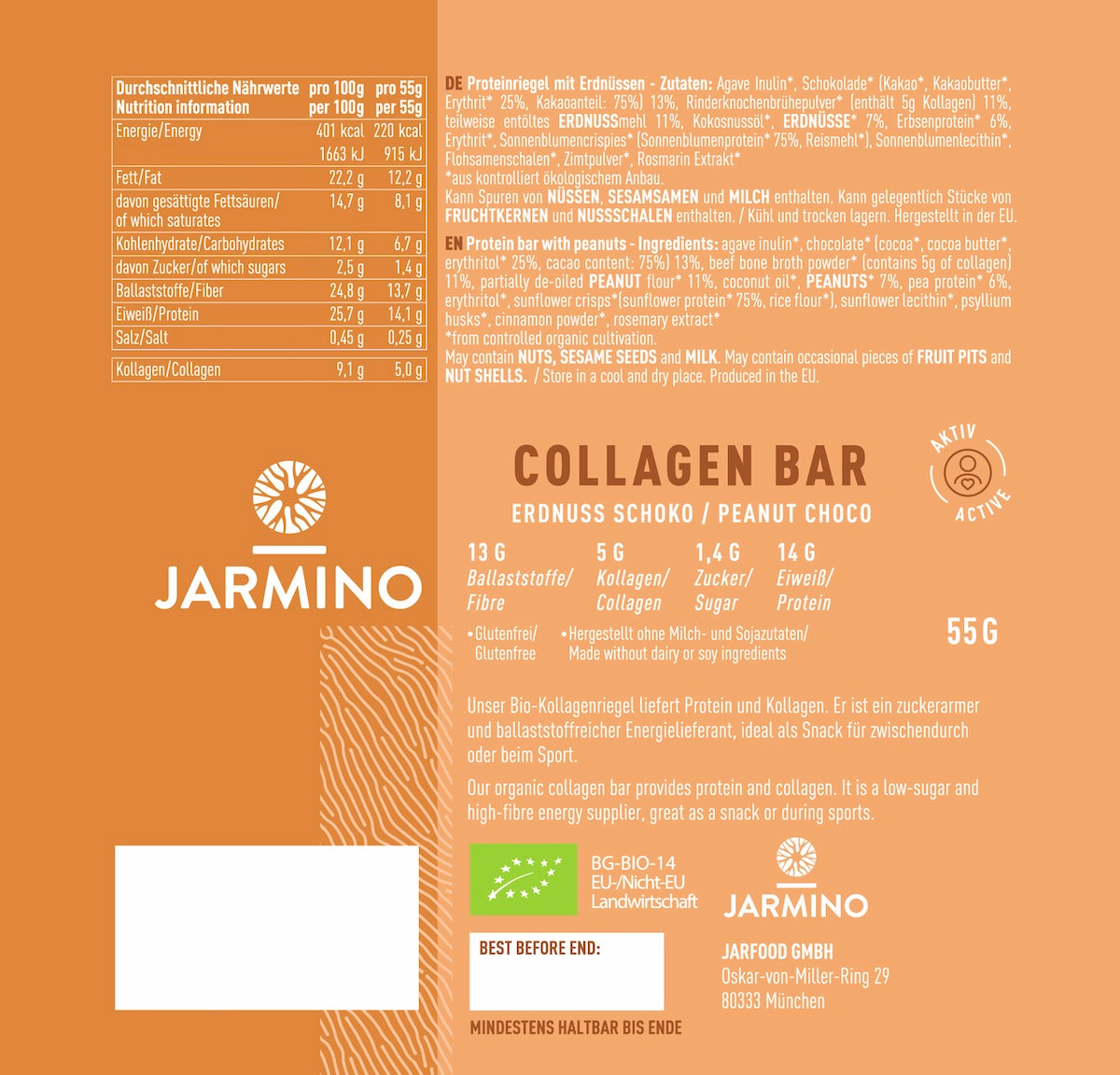 Collagen Bar, Peanut