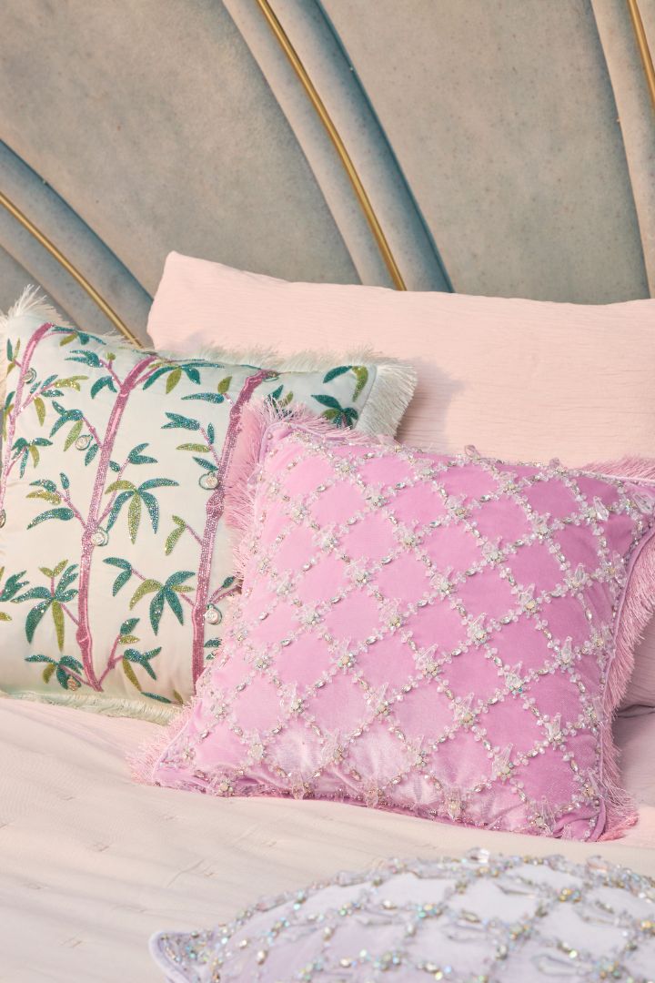 Calliope Cushion in Pink