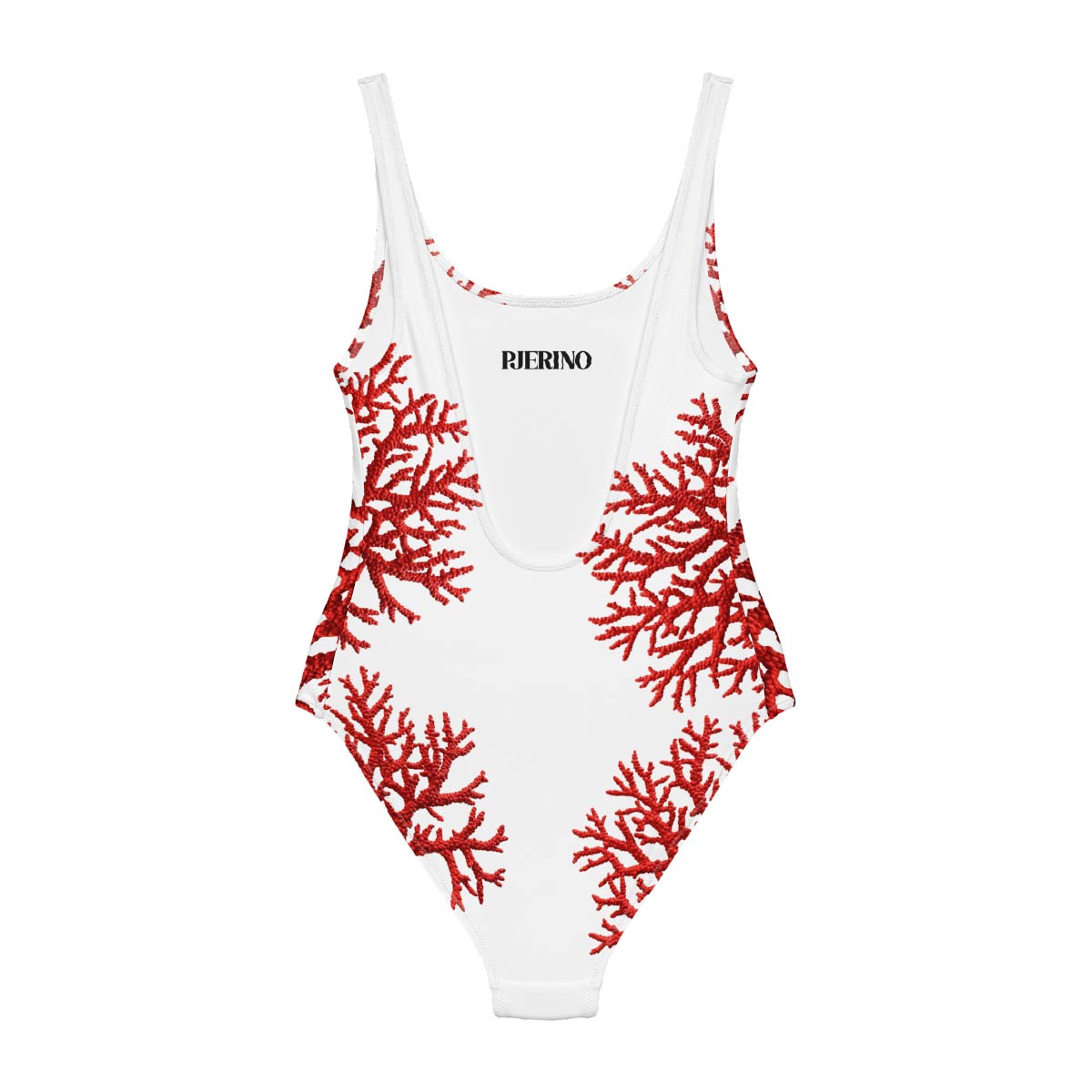 Coral Red Swimsuit - One Piece