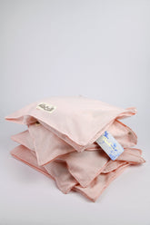 Olearia Ethical-Cotton Pyjama Case - Dawnlight Coral