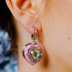 July Child - Cosmic Girl Earrings Silver