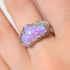 July Child - Cotton Candy Cloud Silver