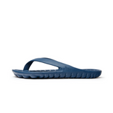 Navy Blue Flip-Flops by GUDO WORLD