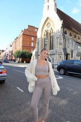 Beige Leggings Second Skin