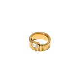 Deco Gold Ring