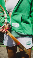 The Tennis Zip Up Hoodie
