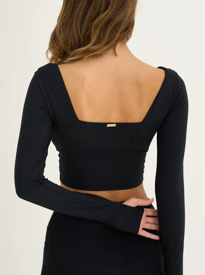 Uela Longsleeve Top Black