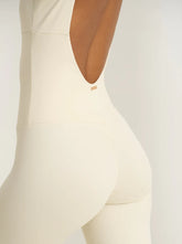 Anastasia Flared Leg Jumpsuit Ivory