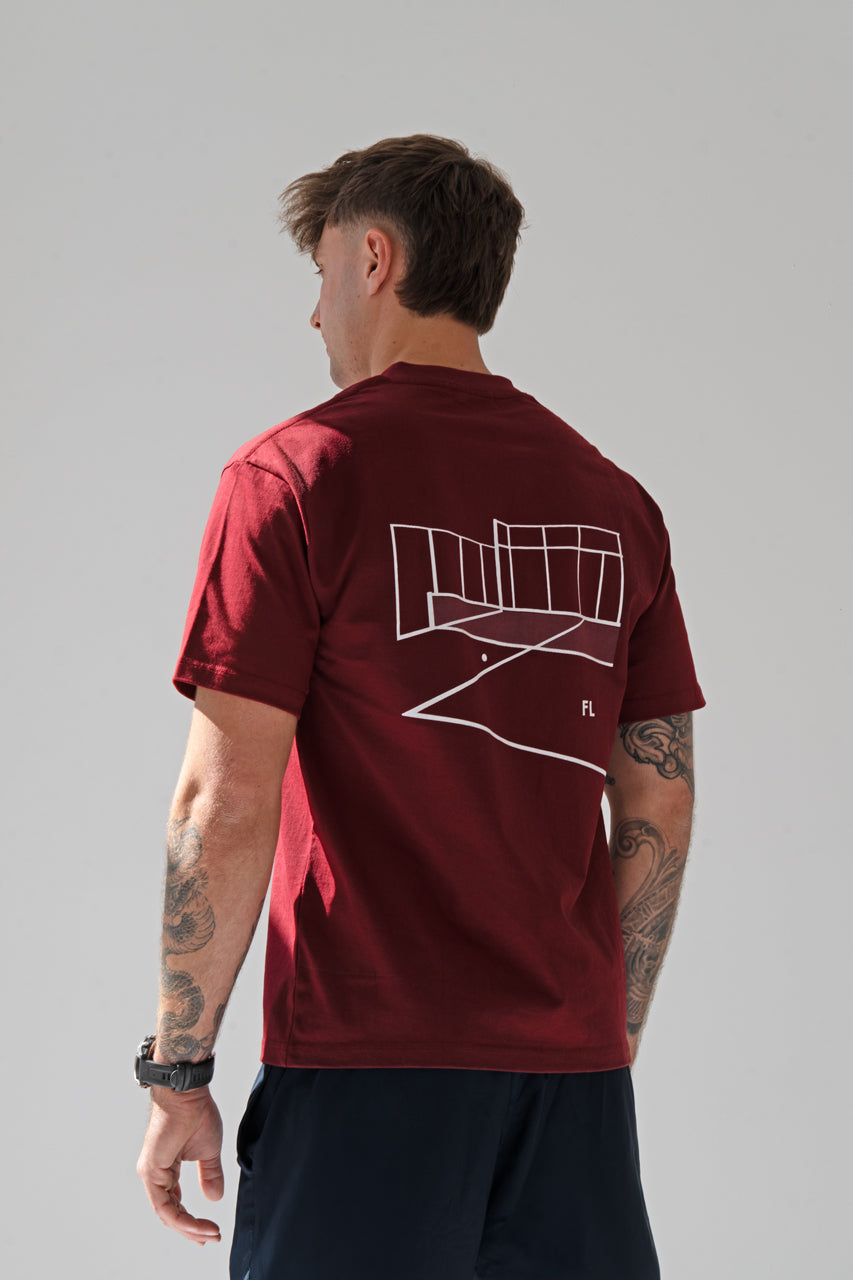 Offcourt Outline Padel Court Regular Fit Tee