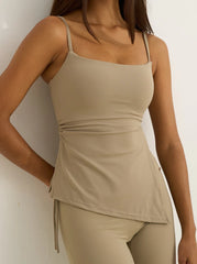 Mira Asymmetric Top Nude