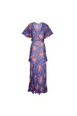 Florence Blue Maxi Party Dress