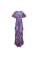 Florence Blue Maxi Party Dress