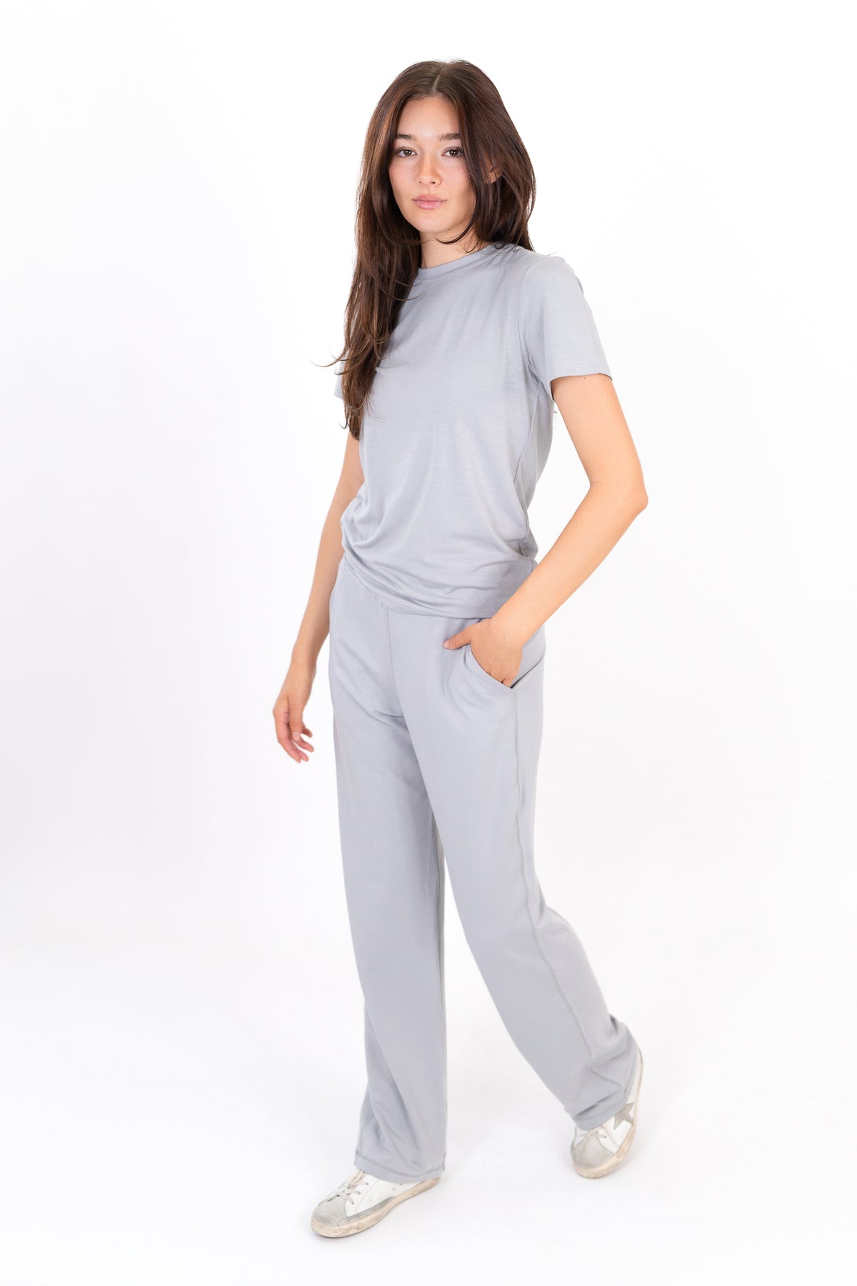Bamboo Solace Wide Leg Sweatpant