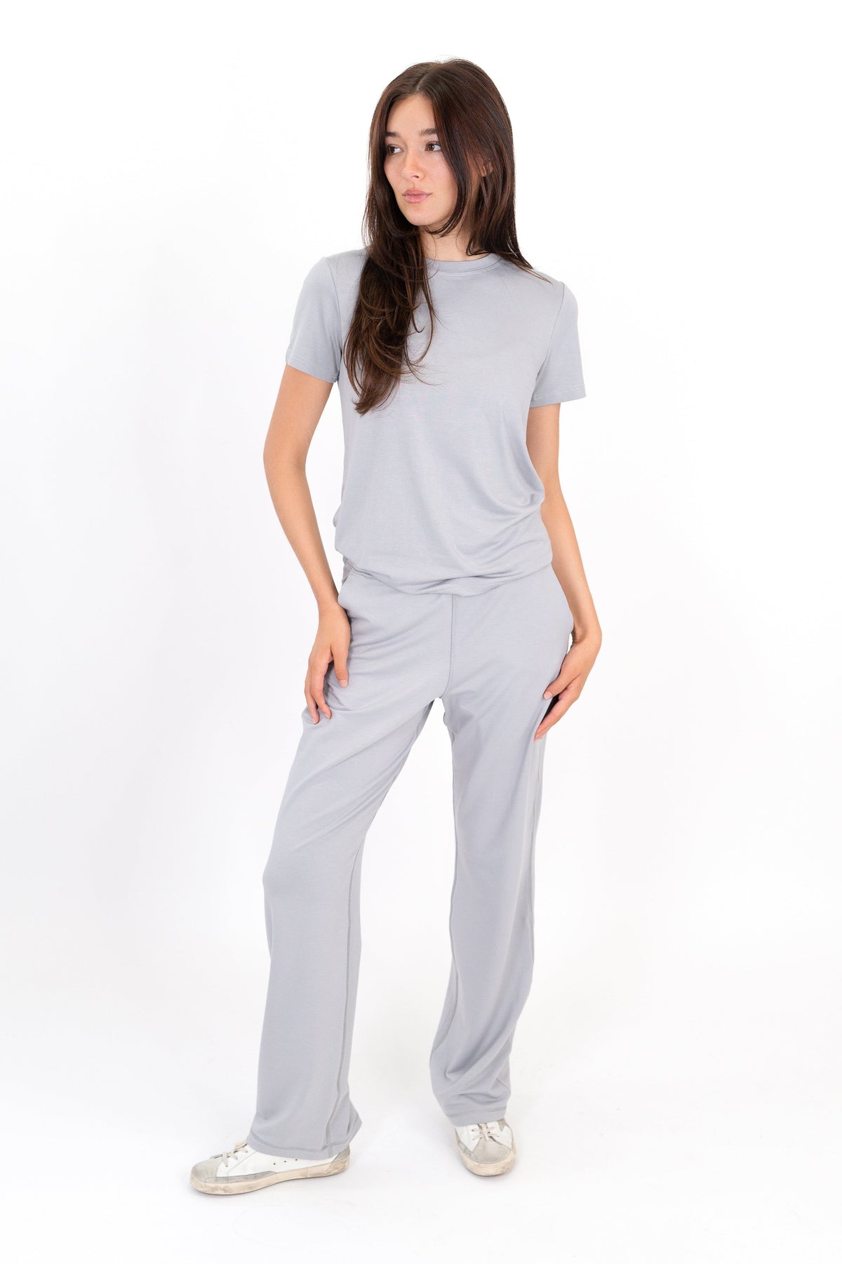 Bamboo Solace Wide Leg Sweatpant