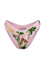 Charli Embellished Premium Tropical Bikini Bottom Only