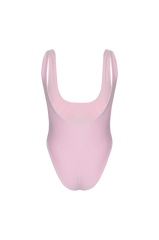 Maya Scoop Back Tropical Swimsuit - Pink