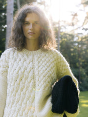 Heartbreaker: Seal Salt Alpaca & Wool Sweater